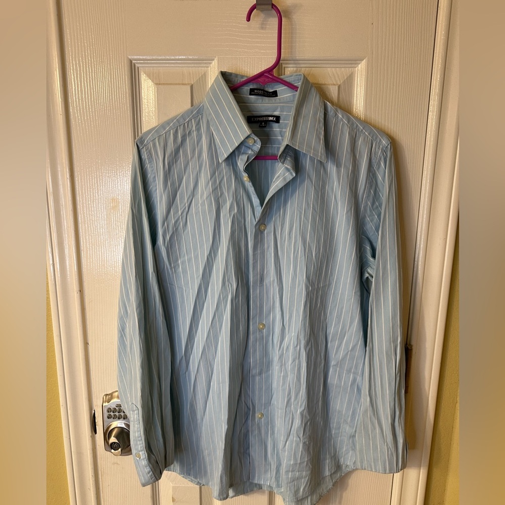 Express long sleeve button up